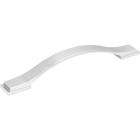 Jeffrey Alexander 160 mm Center-to-Center Polished Chrome Strap Mirada Cabinet Pull 80152-160PC